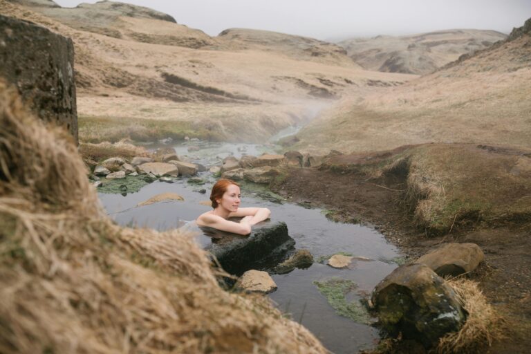 Iceland hot spring